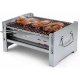 Katlanır Mangal, Galvaniz Metal, Kömür Mangalı, Izgaralı, Portatif Taşınabilir Pratik Mangal