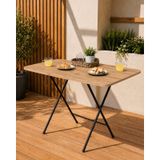 Katlanır Masa 60x90 Cm Yemek Masası Balkon Masası Atlantik Çam