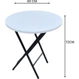 Katlanır Masa - Katlanır Sehpa- Bahçe Balkon Masası - 72cm