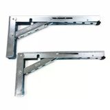Katlanır Masa Konsol Ayağı Çinko 2 Adet 40 Cm Metal Raf Tezgah Masa Destek Aparatı Dayanıklı