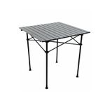Katlanır Portatif Metal Kamp & Piknik Masası 4 Kişilik Dayanıklı Ve Taşınabilir Metal 70x66x70cm Siyah