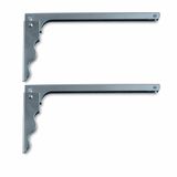 Katlanır Raf ve Masa Konsolu, Raf Ayağı Metal, 18 cm ve 28 cm Seçenekli, 2'li Set, Vidalar Ve Dübeller Dahil(28cm)
