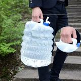 Katlanır Su Bidonu 5Litre Katlanabilir Musluklu Su Bidonu ( Yer Kaplamaz)
