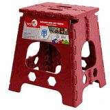 Katlanır Taşınabilirtabure Kamp Piknik Mutfak Taburesi Orta Boy 23*27*36 - Bordo