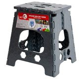 Katlanır ve Taşınabilir Orta Tabure Kamp Piknik Taburesi (Boy 27 x En 23X Yükseklik 36 Cm) - Gri