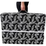 Katlanır Yatak Yer Yatağı Sünger Yatak Taşınabilen Tek Kişilik 80X180 Siyah Tüylü 6 cm - Çok Renkli - 80 x 180 x 6 cm