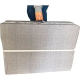 Katlanır Yatak Yer Yatağı Sünger Yatak Tek Kişilik 80X180 Gri Kırçıllı - Çok Renkli - 80 x 180 x 6 cm