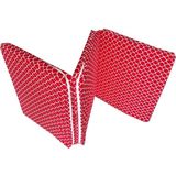 Katlanır Yer Minderi ve Tek Kişilik Süngerli Katlanır Minder 70X180 cm 6 Cm-Kırmızı Çatı - Çok Renkli