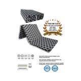 Katlanır Yer Yatağı Sünger Yatak Kara Çatı 70x180 Cm-6 Cm Tek Kişilik