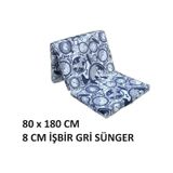 Katlanır Yer Yatağı Tek Kişilik Sünger Yatak 80x180 8 Cm