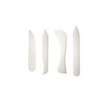 Katlayıcı Kağıt Katlama Aparatı Mücellit Deri Yapım Malzemesi 4 Lü Set Bone Folder
