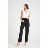 KATLİN MATERNİTY WEAR Hamile Siyah Kumaş Pantolonu Beli Ayarlanabilir Double Kumaş