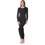 Katmirra Bayan Termal Takım Alt-Üst %62 Thermal Polyester Kadın İçlik Takımı - Siyah - L - XL
