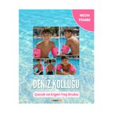 KATREMİA Mia Çocuk Genç Yürüyen Havuz Deniz Şişme Kolluk 19x22 Cm NEON PEMBE