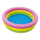 Katremia Store Mia 90X30 cm Şişme Tabanlı Bahçe Plaj Aile-Çocuk Havuzu Renkli Desenli Eğlenceli Oyun Alanı
