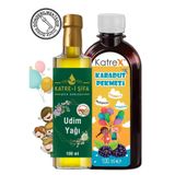 KatreX C Vitaminli Karmaürver Destekli Karadut Pekmezi Karışımı + Çocuklar için UDİM Yağı
