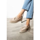 Katrina shoes Günlük Giymelik Kadin Loafer Suet Ayakkabı Rumgayshoes