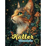 Katter Mandala Målarbok: Eleganta och Lekfulla Mandalor för Avkoppling och Kreativitet: Upptäck Över 60 Sidor med Unika Mandalor Inspirerade av Katter för Stresslindring och Mindful Färgläggning
