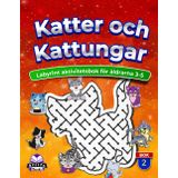 Katter och kattungar Labyrint aktivitetsbok för åldrarna 3-5, Djurpussel för barn Kognitiv utveckling: Hjärnövningar och spel för barn, 2