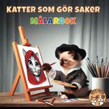 Katter som Gör SaKer. Målarbok: Roliga bilder av katter för tonåringar och vuxna för att ha en trevlig och avslappnande stund. (Skäll, Mjau och Färger)