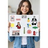 Katze Stickers How I Met Your Mother Himym Temalı Laptop Notebook Tablet Sticker Seti (14 ADET)