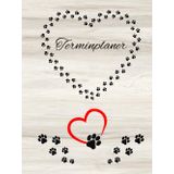 Katzensalon Terminbuch ohne festes Datum Hundesalon Wochenplaner Mobiler Tierfriseur undatierter Terminplaner Katzenfriseur Zeitplaner Hundefriseur ... Organizer Wochenkalender Tiersalon A24A