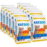 Katzoo Yavru Kedi Kuru Mama 1.5 Kg x 12 | Tavuklu | Ekonomik Çoklu Paket - 1,5 KG (12 Adet)