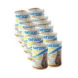 Katzoo Yavru Konserve Kedi Maması 400 gr x 12 | Tavuklu