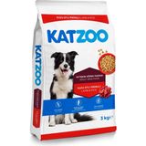 Katzoo Yetişkin Köpek Kuru Mama 3 Kg x 6 | Kuzu Etli Ve Pirinçli - 3 KG (6 ADET)