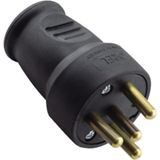 Kauçuk 3x25 Amper Trifaze Erkek Fiş - 380 Volt - Or2201