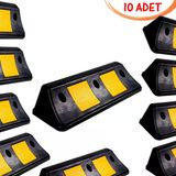 Kauçuk Araç Stoper Otopark Stoperi Araç Durdurucu Kauçuk Park Stoperi 500x160x100mm (10 ADET)