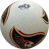 Kauçuk Futbol Topu No:4 Her Zemine Uygun Maç Topu (Beton-Toprak-Çim) - Beyaz
