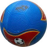 Kauçuk Futbol Topu No:4 Her Zemine Uygun Maç Topu (Beton-Toprak-Çim) - Mavi