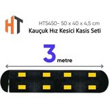 Kauçuk Hız Kesici Kasis Seti -2 Bantlı Eko - 3 Metre