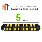Kauçuk Hız Kesici Kasis Seti 50 x 40 x 4 cm - EKO - 5 Metre