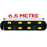 Kauçuk Kasis Ankara Hız Kesici Yol Kasisi Kauçuk Şaseli Trafik Kasisi 6.5 Metre (50x40 cm)