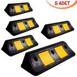 Kauçuk Otopark Stoperi Araç Durdurucu Stoper Kauçuk Stoper Ankara 500x160x100mm (5 ADET)