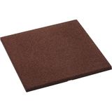 Kauçuk Zemin 50x50x2 cm (kırmızı/kiremit rengi) - Kauçuk Karo - 1 Çift