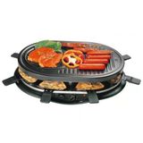 Kaufgut Raclette Oval+Izgara 'Swıss' 1200W 8P Eva 022799