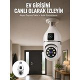 Kaufhier 1080P Wifi Ampul Güvenlik Kamerası – Gece Görüş & Uzaktan Erişim Yeni Nesil