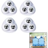 Kaufhier 4pcs 3 Bilya Tekerlekli Mobilya Eşya Taşıma Aparatı 360°