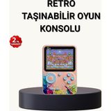 Kaufhier 500 Klasik Oyunlu Retro Oyun Konsolu Taşınabilir ve Tv Bağlantılı