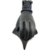 Kaufhier Antika Tarz Dekoratif Pirinç El Kapı Tokmağı, Taktak 167X75 Mm, Oksit