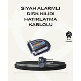 Kaufhier Çift Modlu 110DB Alarmlı Disk Kilidi Suya Dayanıklı
