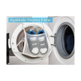 Kaufhier Hassas Çamaşır Ayakkabı Yıkama Filesi Kapak Bağlamalı 35 x 20 cm