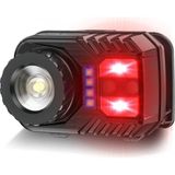 Kaufhier Peakstar PS571 Sensör Xpg Cob LED USB Şarj Edilebilir Lityum Pilli Zoomlu Kafa Lambası