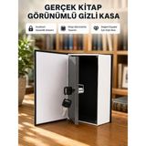 Kaufhier Sözlük Görünümlü Gizli Kitap Kasa – Anahtarlı Metal Iç Kasa, Kompakt Boyut, Şık ve Güvenli Tasarım