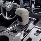 Kaufhier Toyota Uyumlu Silikonlu Vites Topuzu Koruyucu Kılıfı Gri
