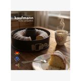 KAUFMANN 28 cm Düz & Geniş Çift Tabanlı Kelepçeli Kek Kalıbı