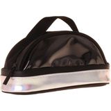 Kaukko Black Silver Parlak Kumaş Detaylı (Siyah - Gümüş) Kız Çocuk Kalem Çantası/kalemlik - K1856